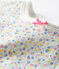 Dors bien bébé fille en côte blanc MARSHMALLOW/blanc MULTICO