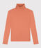 Tee-shirt col roulé L'ICONIQUE en coton Femme rose SIENNA