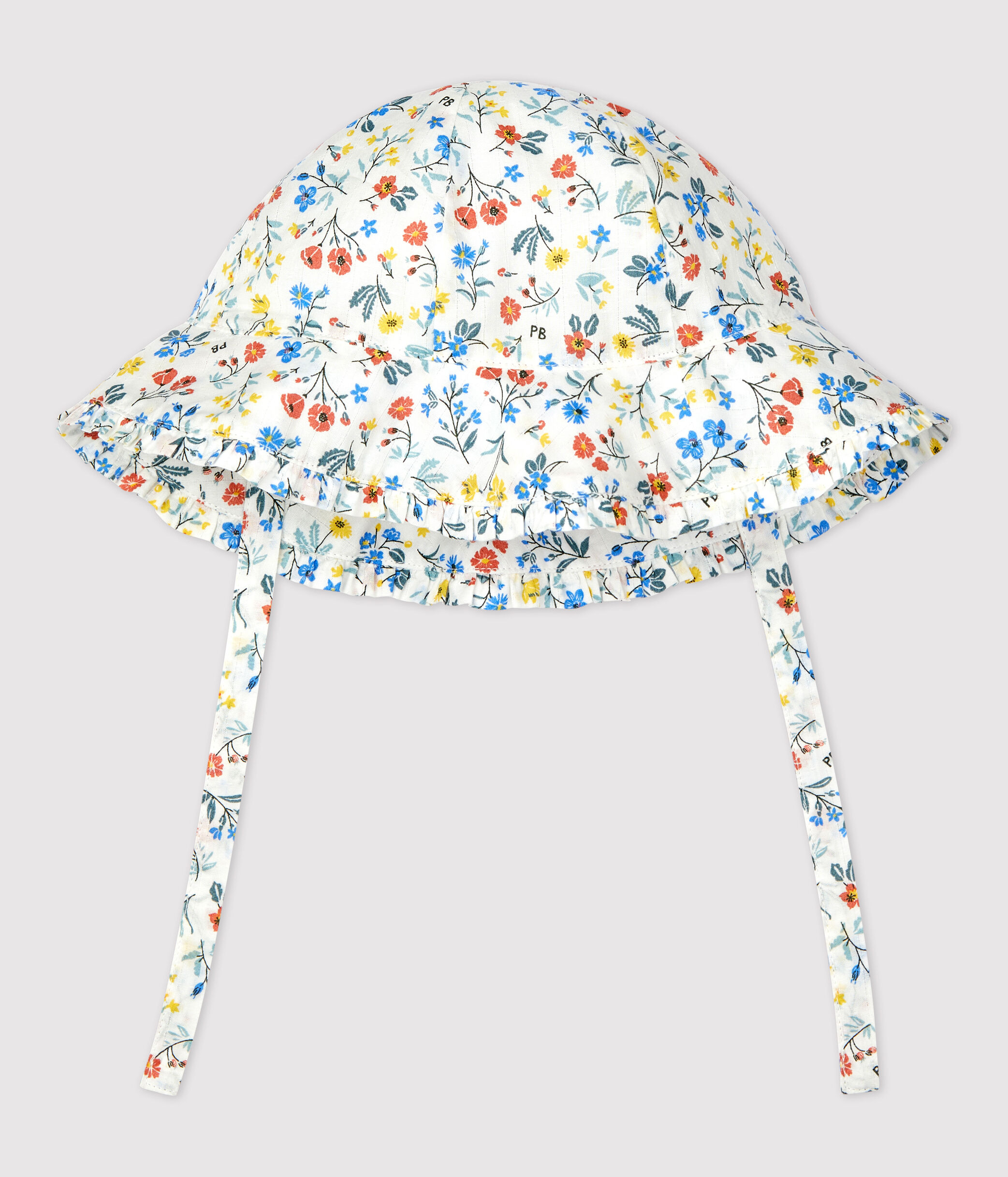 Petit Bateau Capeline Bébé Fille - 100% Coton Bio - À Enfiler - Style Ajustable