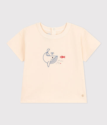 Tee-shirt manches courtes en jersey léger bébé