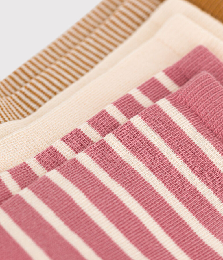 3 paires de chaussettes en coton rayures enfant variante 1