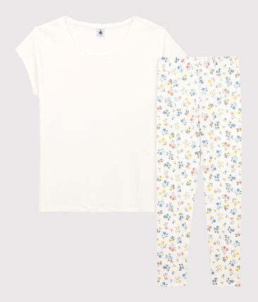 Pyjama sans manches fille/femme en coton