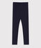 Legging enfant fille bleu SMOKING