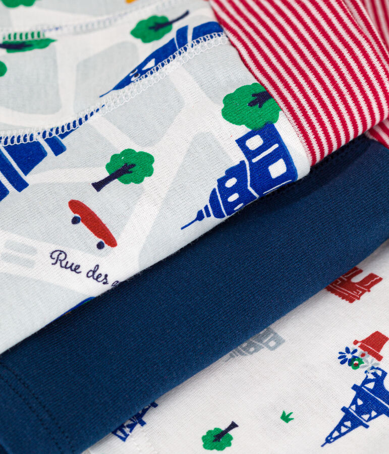 Lot de 3 boxers Paris en coton enfant variante 1