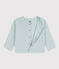Cardigan bébé en coton vert BULLE