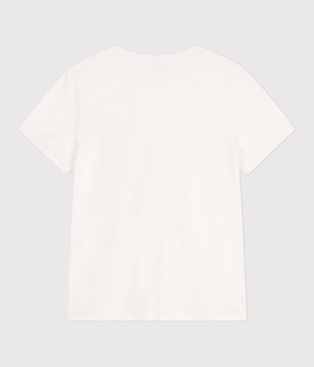 Tee-shirt Femme Le Droit en coton uni blanc