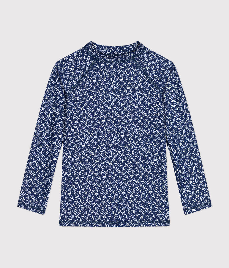 Tee-shirt anti-UV enfant fille INCOGNITO/ MARSHMALLOW