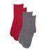 Lot chaussettes mi-hautes femme