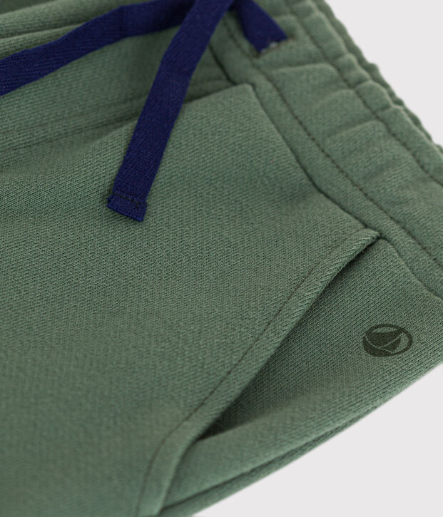 Pantalon de jogging enfant gar&ccedil;on vert
