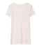 Tee shirt manches courtes col v femme rose FLEUR