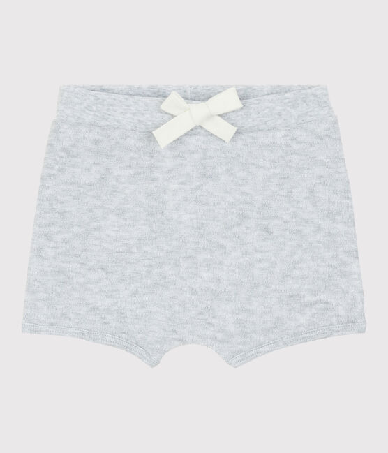 Short en bouclette éponge bébé garçon gris POUSSIERE CHINE