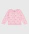 Cardigan enfant en coton uni rose MARQUISE