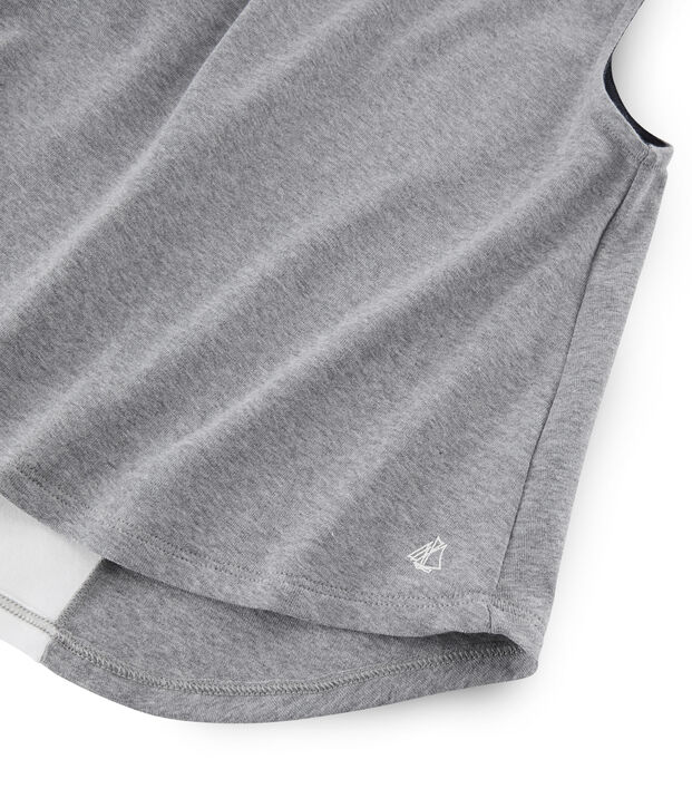 D&eacute;bardeur de sport enfant fille gris