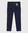 Pantalon droit en denim enfant garçon BLEU FONCE