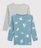 Lot de 2 tee-shirts manches longues imprimé yéti petit garçon variante 1