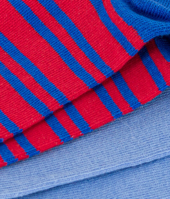 Lot de 2 paires de chaussettes rayures en jersey de coton enfants variante 1