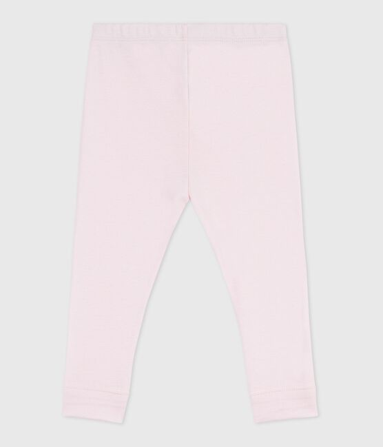 Legging bébé en coton uni rose BARELY