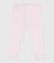 Legging b&eacute;b&eacute; en coton uni rose clair