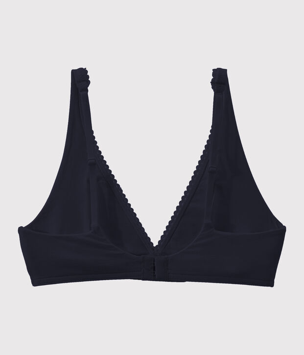 Soutien-gorge uni Femme bleu marine