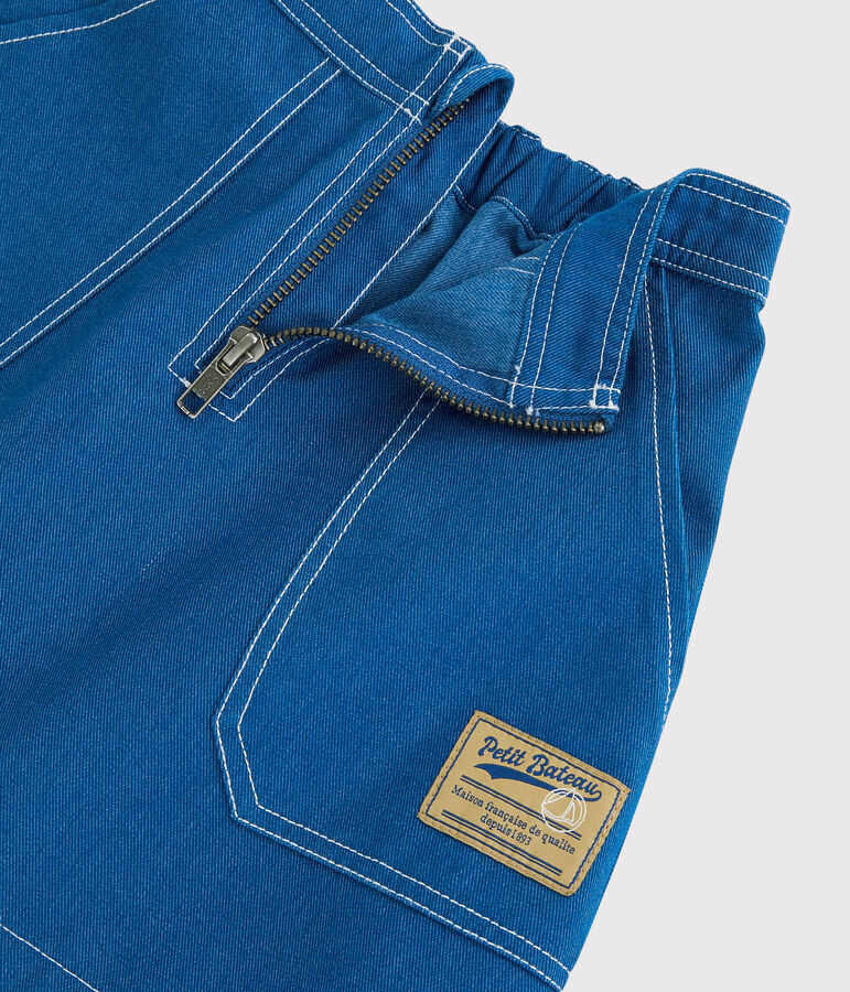 Jupe en serge enfant fille bleu MAJOR