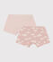 Lot de 2 shorties Le Touquet en coton petite fille variante 1
