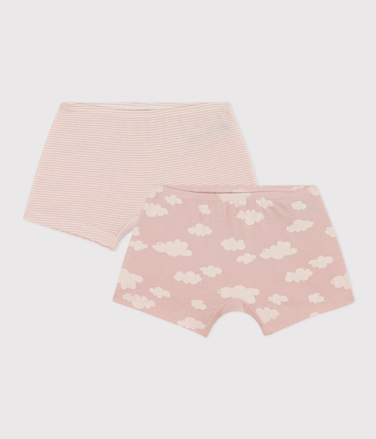 Lot de 2 shorties Le Touquet en coton petite fille variante 1