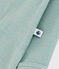 Body jambes longues bébé en laine et coton vert PAUL