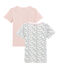 Duo de tee-shirts manches courtes petite fille variante 1