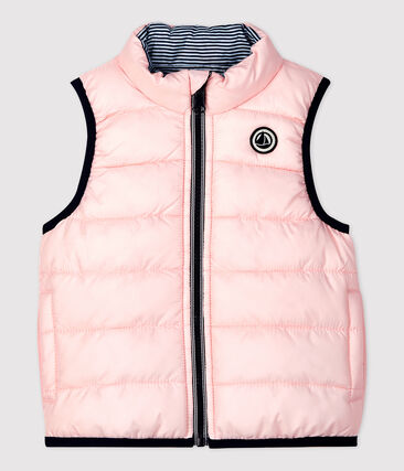 PETIT BATEAU - Doudoune sans manche réversible en polyester recyclé bébé