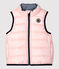 Doudoune sans manche réversible en polyester recyclé bébé rose MINOIS