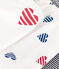 Lot de 3 shorties enfant en coton long imprimé cœurs variante 1