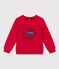 Sweatshirt en molleton enfant garçon rouge CORRIDA
