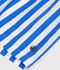 Short de bain enfant &agrave; rayures bleu/blanc