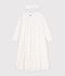 Chemise de nuit d&eacute;guisement princesse et diad&egrave;me enfant en coton blanc/multicouleur