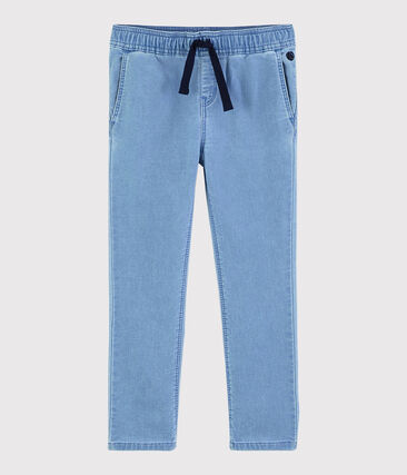 Pantalon en molleton denim enfant garçon