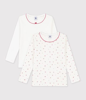Lot de tee-shirts enfant en coton manches longues imprimé