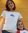 Tee-shirt Le Droit col rond en coton femme écru AVALANCHE