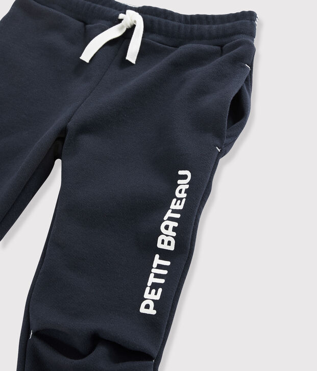 Pantalon de sport enfant gar&ccedil;on bleu