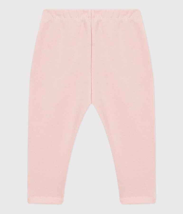 Pantalon en molleton b&eacute;b&eacute; rose