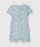 Combicourt polo bébé garçon imprimé blanc MARSHMALLOW/blanc MULTICO