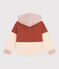 Sweatshirt capuche en molleton enfant fille marron FAMEUX/ MULTICO