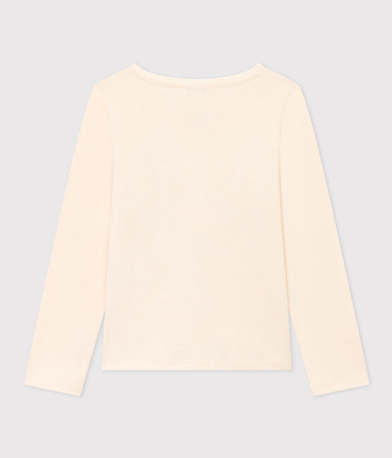 Tee-shirt manches longues en coton enfant fille AVALANCHE/ POLOCHON