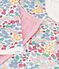 Chemise de nuit et legging enfant en tubique &agrave; fleurs rose/multicouleur