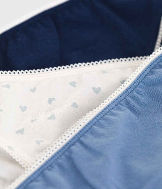 Lot de 3 culottes en coton et élasthanne enfant variante 1