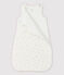 Gigoteuse cerise à collerette bébé en coton biologique blanc MARSHMALLOW/blanc MULTICO