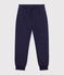 Pantalon de jogging enfant en coton bleu marine