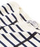 Tee shirt marinière femme beige COQUILLE/bleu SMOKING