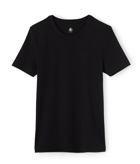 Tee-shirt manches courtes col rond homme noir NOIR