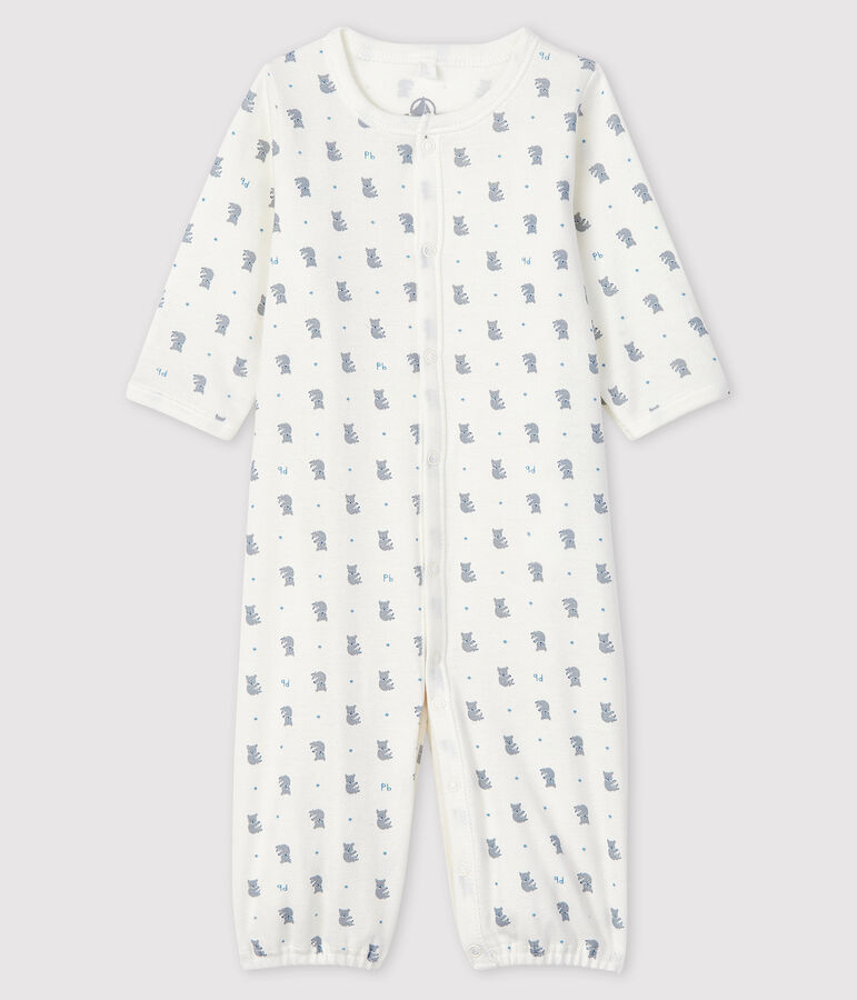 Combisac &agrave; imprim&eacute; koala b&eacute;b&eacute; gar&ccedil;on en c&ocirc;te blanc MARSHMALLOW/blanc MULTICO