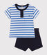 Ensemble tee-shirt et short en jersey bébé